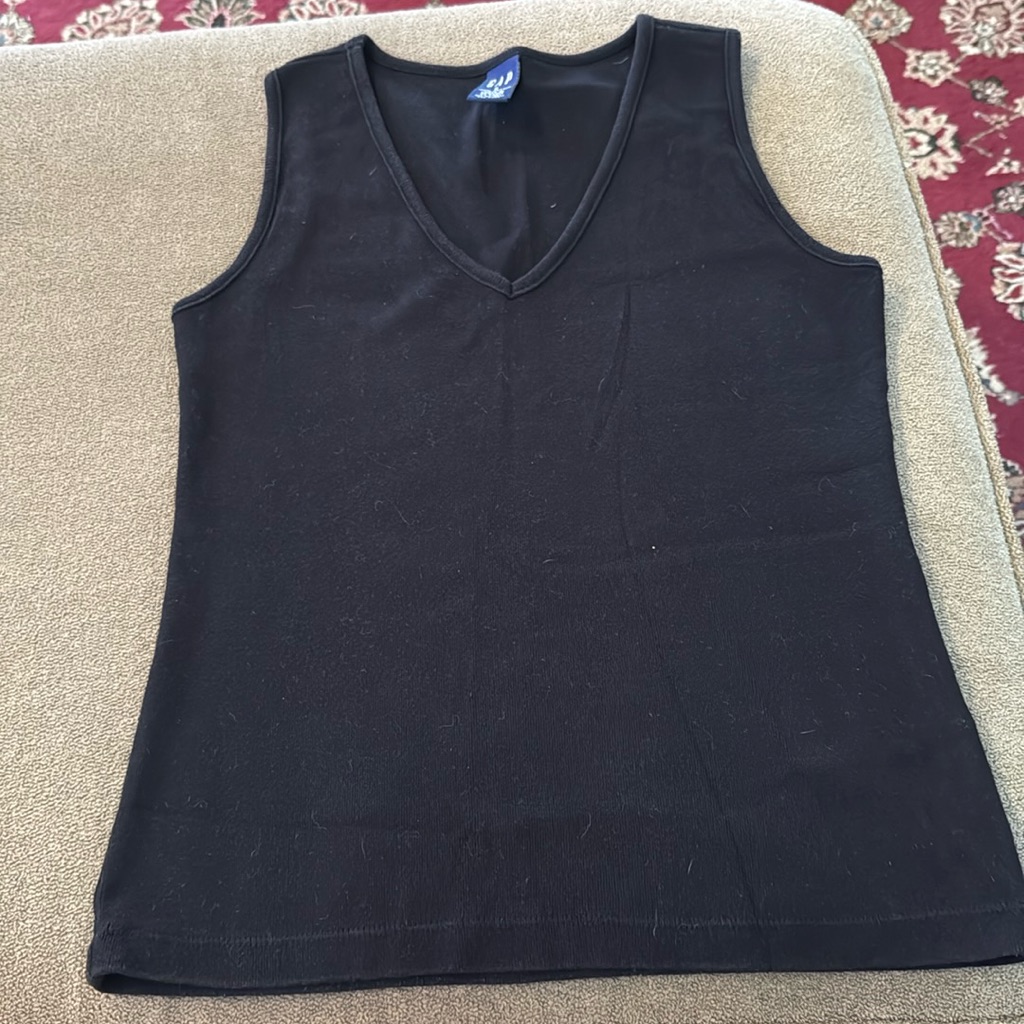 Gap Women’s 100% Cotton Tank Top Black Sleeveless Small (Nh)